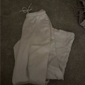 Cozy Cream Sweatpants